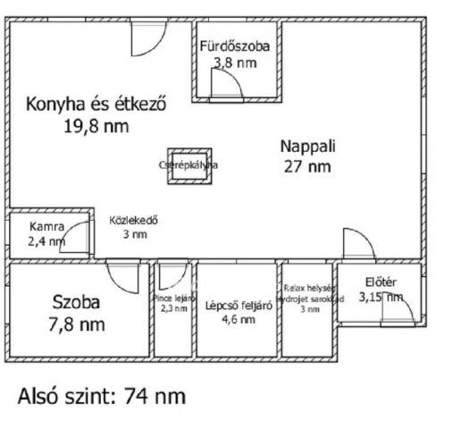 Eladó családi ház, Városlődön 69.9 M Ft, 3 szobás