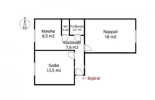 Eladó panellakás, Miskolcon 29.5 M Ft, 2 szobás