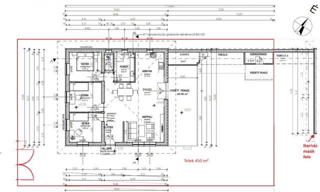 Eladó ikerház, Kakucson 99 M Ft, 4 szobás / költözzbe.hu