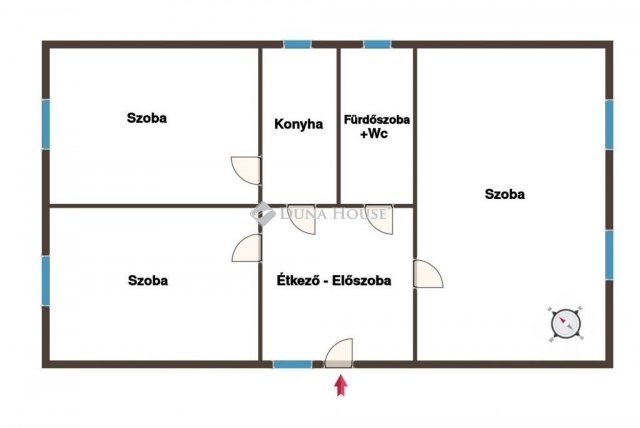 Eladó családi ház, Farmoson 28.9 M Ft, 3 szobás