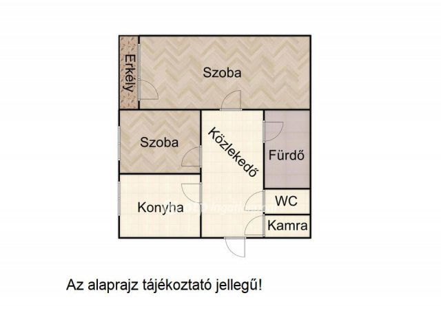 Eladó téglalakás, Nyíregyházán 35.9 M Ft, 1+1 szobás