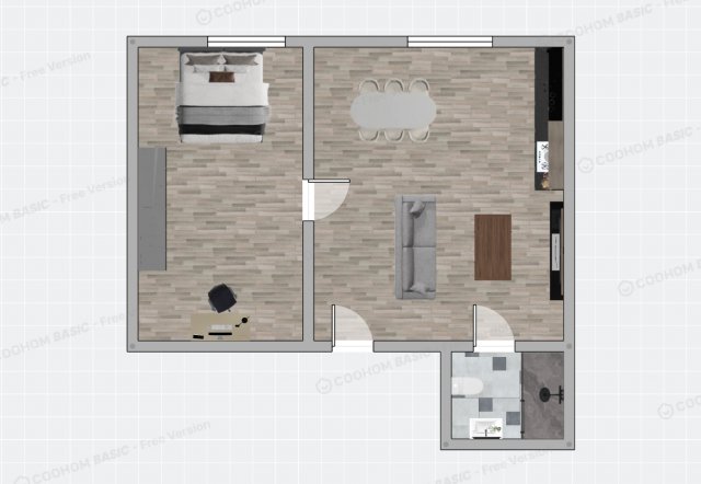 Eladó téglalakás, Pécsett, Huba utcában 31 M Ft, 1 szobás