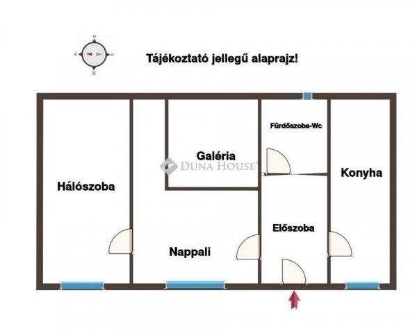 Eladó téglalakás, Budapesten, VII. kerületben 75.9 M Ft