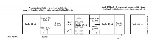 Eladó családi ház, Ráckeresztúron 29.9 M Ft, 4 szobás