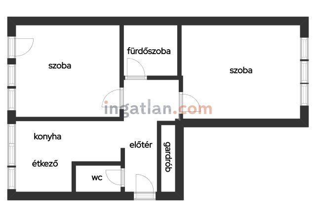 Eladó téglalakás, Budapesten, XX. kerületben 65 M Ft, 2 szobás