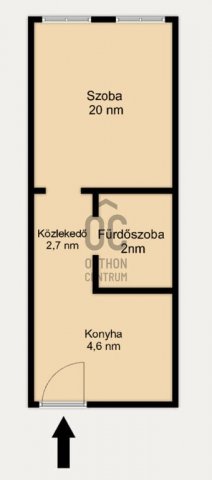 Eladó téglalakás, Budapesten, VI. kerületben 48.9 M Ft, 1 szobás
