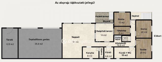 Eladó családi ház, Csornán 104.9 M Ft, 3+1 szobás