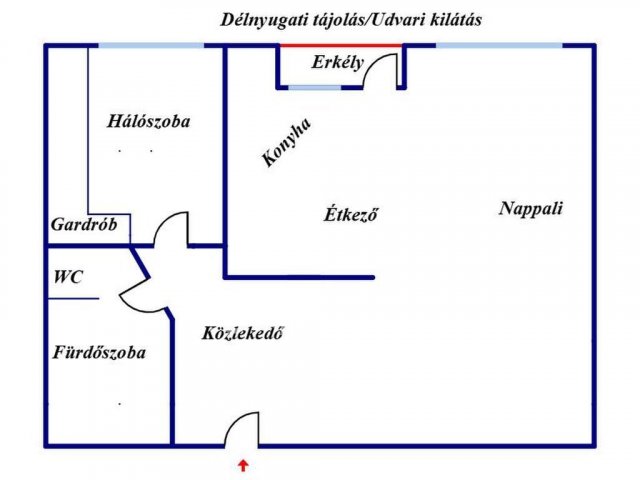 Eladó téglalakás, Nyíregyházán 54.9 M Ft, 2 szobás