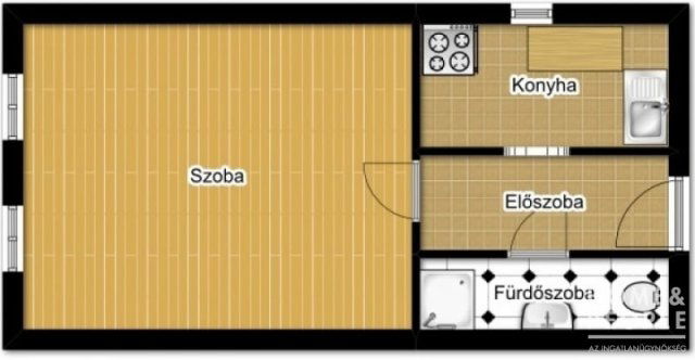 Kiadó téglalakás, albérlet, Szegeden 110 E Ft / hó, 1 szobás