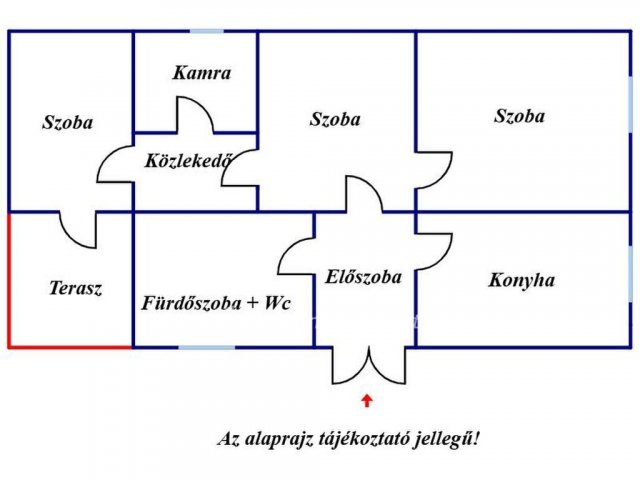 Eladó családi ház, Kunszentmártonban 15.5 M Ft, 2+1 szobás