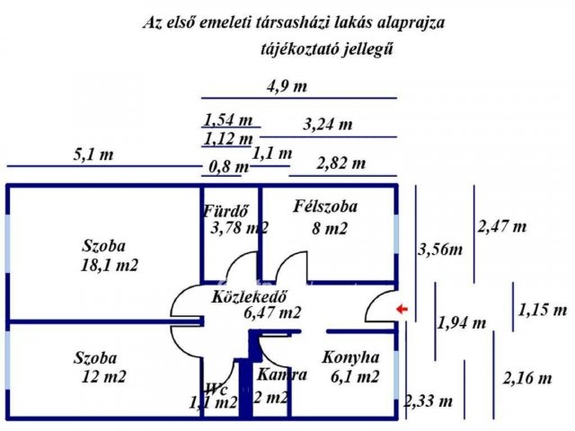 Eladó téglalakás, Tiszakécskén 31.99 M Ft, 2 szobás