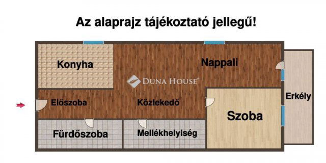 Eladó téglalakás, Veszprémben 59.5 M Ft, 2 szobás