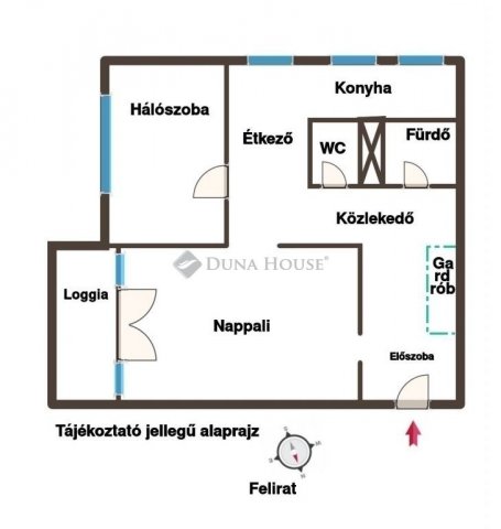 Eladó téglalakás, Halásztelken 64.9 M Ft, 2 szobás