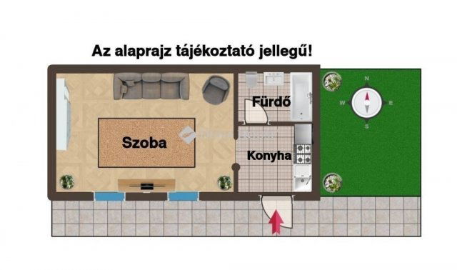 Eladó téglalakás, Budapesten, XV. kerületben 24.9 M Ft, 1 szobás