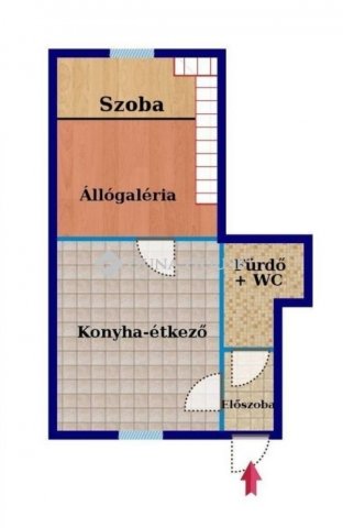 Eladó téglalakás, Budapesten, VI. kerületben 64.9 M Ft, 1 szobás