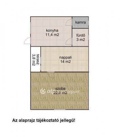 Eladó családi ház, Bujon 10 M Ft, 2 szobás