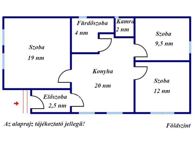Eladó téglalakás, Gyulán 44.7 M Ft, 2+1 szobás