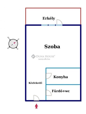 Eladó panellakás, Kecskeméten 32.9 M Ft, 1 szobás