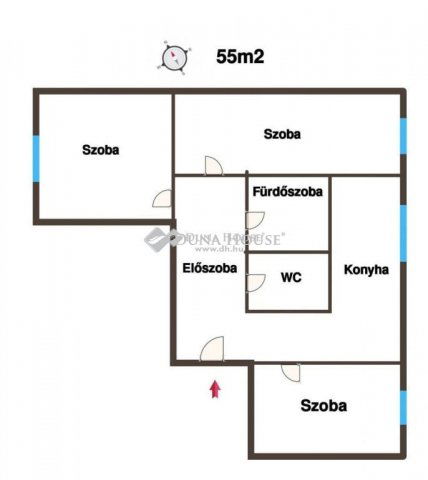 Eladó panellakás, Kecskeméten 41 M Ft, 3 szobás