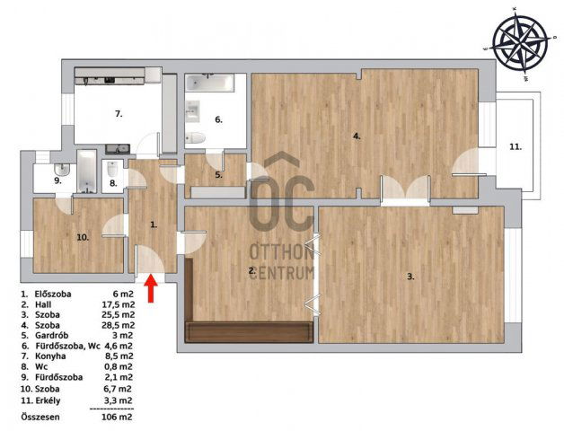 Eladó téglalakás, Budapesten, XI. kerületben 159.9 M Ft