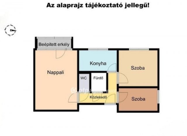 Eladó panellakás, Győrött 47.9 M Ft, 2+1 szobás