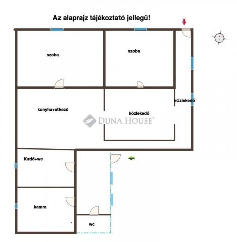 Eladó családi ház, Ceglédbercelen 34.5 M Ft, 2 szobás