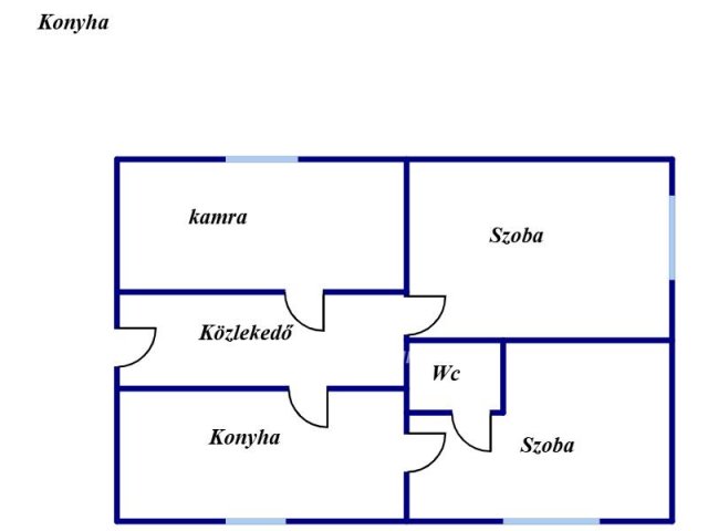 Eladó családi ház, Cereden 12 M Ft, 2 szobás