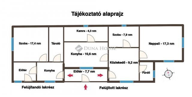 Eladó családi ház, Budapesten, XVIII. kerületben 97.8 M Ft
