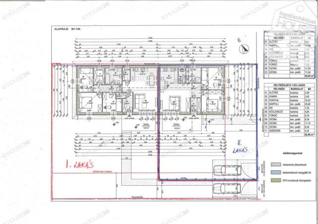Eladó ikerház, Kecskeméten 74.9 M Ft, 4 szobás
