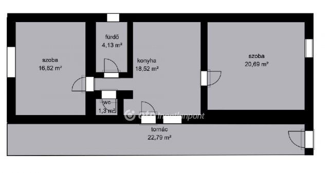 Eladó családi ház, Csongrádon 23.9 M Ft, 2 szobás