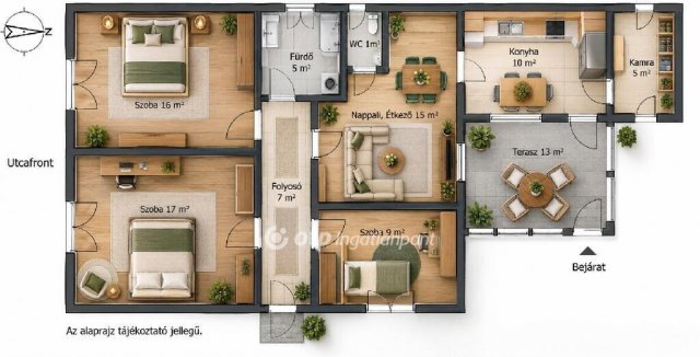 Eladó családi ház, Dunaújvárosban 49.9 M Ft, 4 szobás