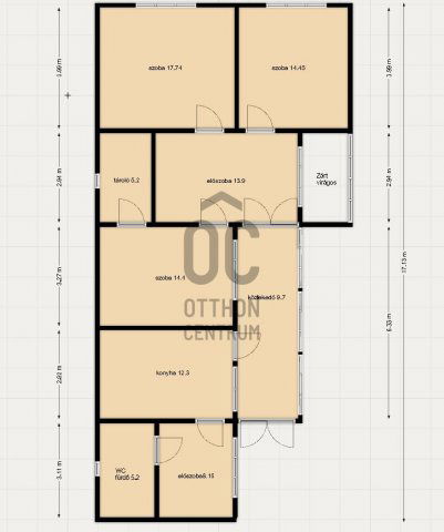 Eladó családi ház, Pálfiszegen 23.5 M Ft, 3 szobás