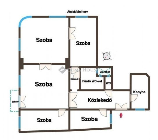 Eladó téglalakás, Budapesten, VII. kerületben 135 M Ft, 3 szobás