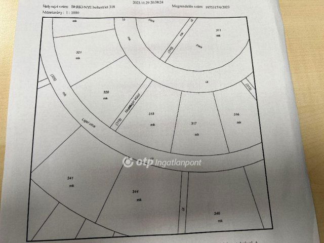 Eladó telek, Berkenyén 23.5 M Ft / költözzbe.hu
