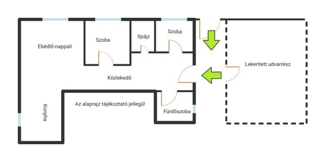 Eladó családi ház, Baján 46 M Ft, 2 szobás