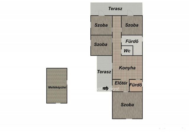 Eladó családi ház, Biriben 49.9 M Ft, 3 szobás