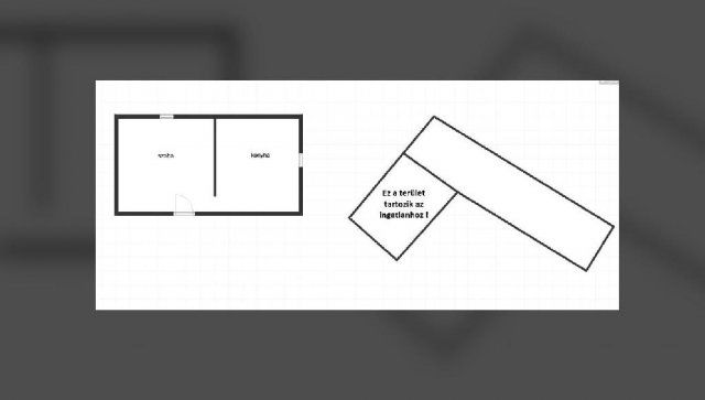 Eladó nyaraló, Csongrádon 4 M Ft, 2 szobás