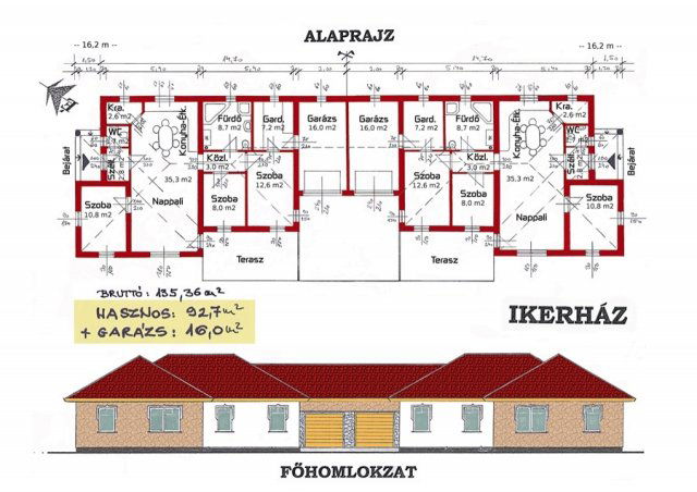Eladó családi ház, Kecskeméten 88 M Ft, 4 szobás