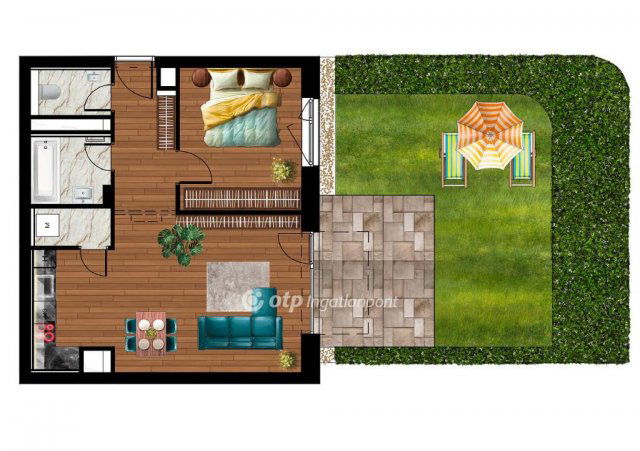 Eladó téglalakás, Dunaföldváron 65.23 M Ft, 2 szobás