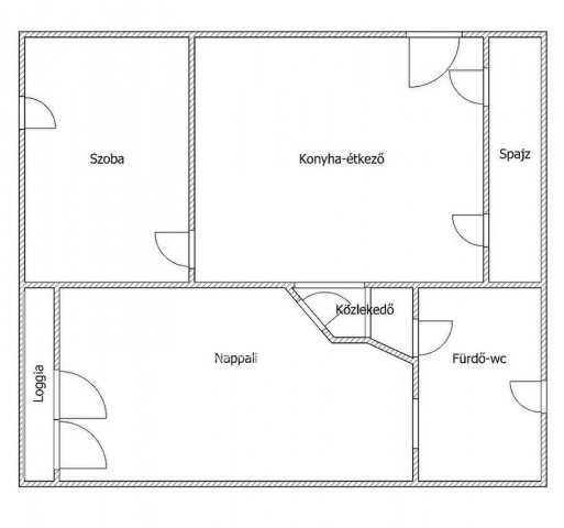 Eladó téglalakás, Gyöngyösön 47.5 M Ft, 3 szobás