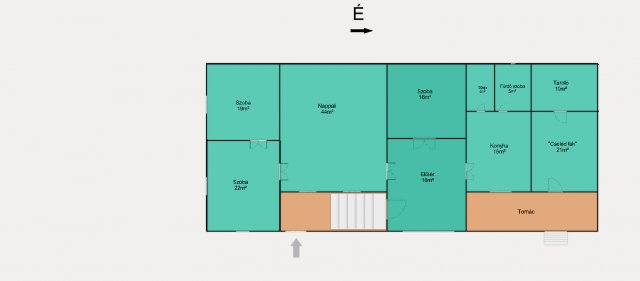Eladó családi ház, Tállyán 49.9 M Ft, 3 szobás