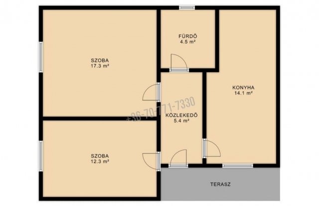 Eladó családi ház, Pélyen 8.9 M Ft, 2 szobás