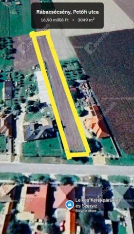 Eladó telek, Rábacsécsényen 14.9 M Ft / költözzbe.hu