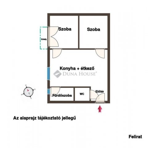 Eladó téglalakás, Komlón 29.9 M Ft, 2 szobás