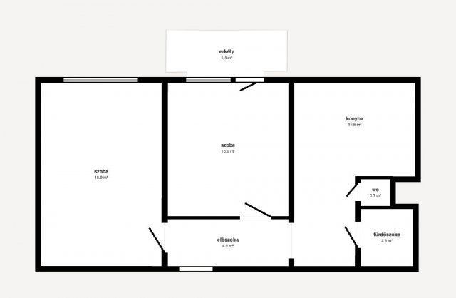 Eladó panellakás, Egerben 49.9 M Ft, 2 szobás