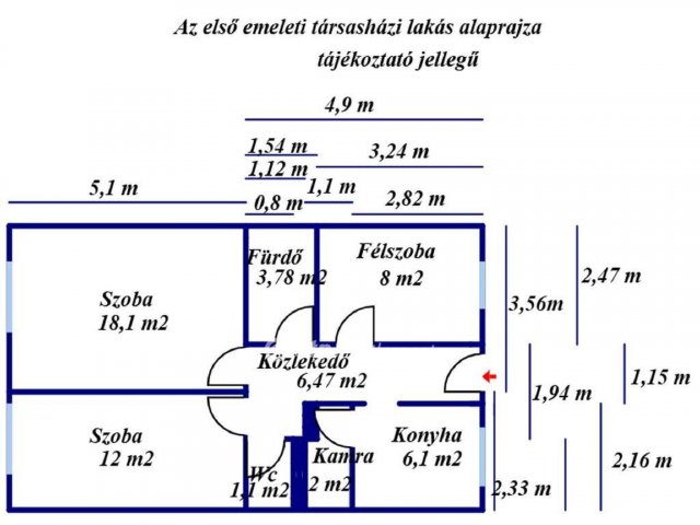 Eladó téglalakás, Tiszakécskén 31.99 M Ft, 2+1 szobás