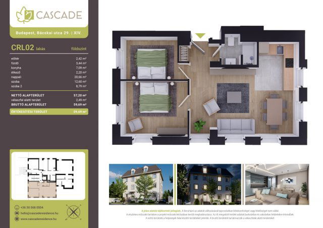 Eladó téglalakás, Budapesten, XIV. kerületben, Bácskai utcában