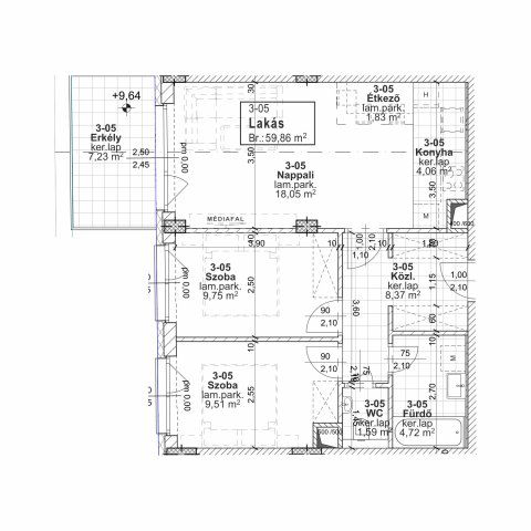 Eladó téglalakás, Budapesten, XIII. kerületben, Jász utcában