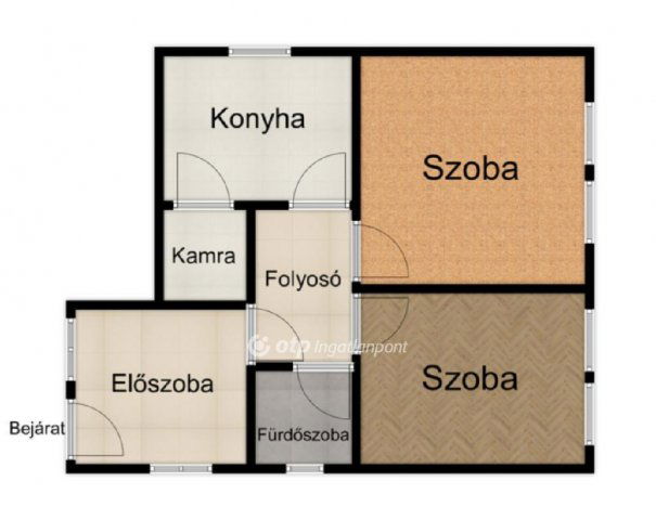 Eladó ikerház, Hajdúszoboszlón 42.9 M Ft, 2 szobás