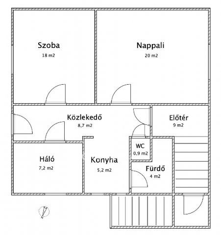 Eladó téglalakás, Ajkán 34 M Ft, 2+1 szobás